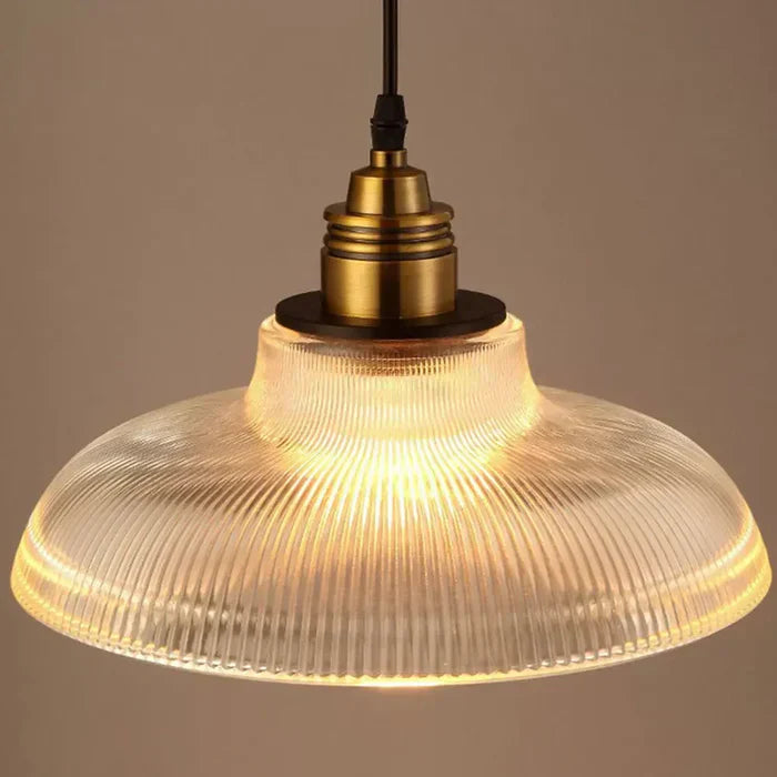 LumiWeave Glass Pendant Light