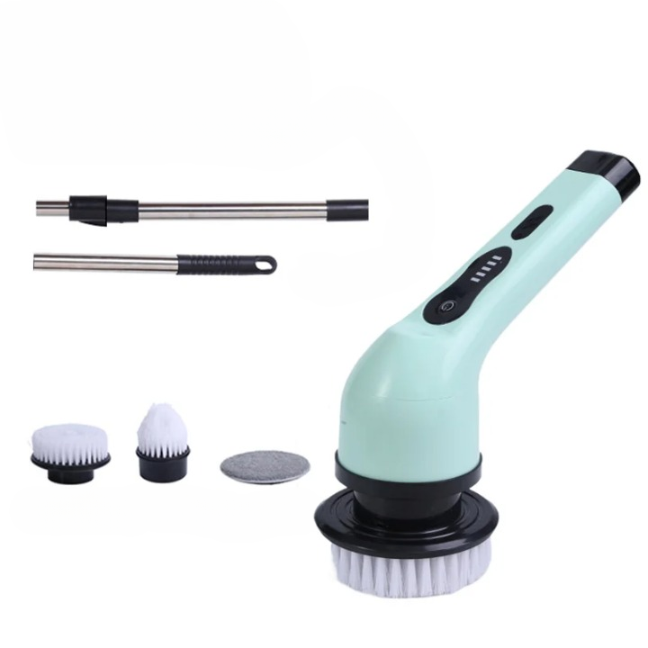 9-in-1 Electric Spin Cleaning Brush with LED Display