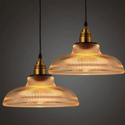 LumiWeave Glass Pendant Light