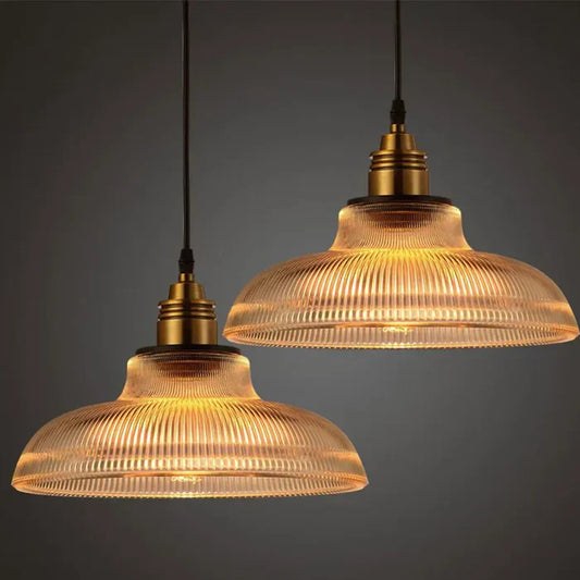 LumiWeave Glass Pendant Light