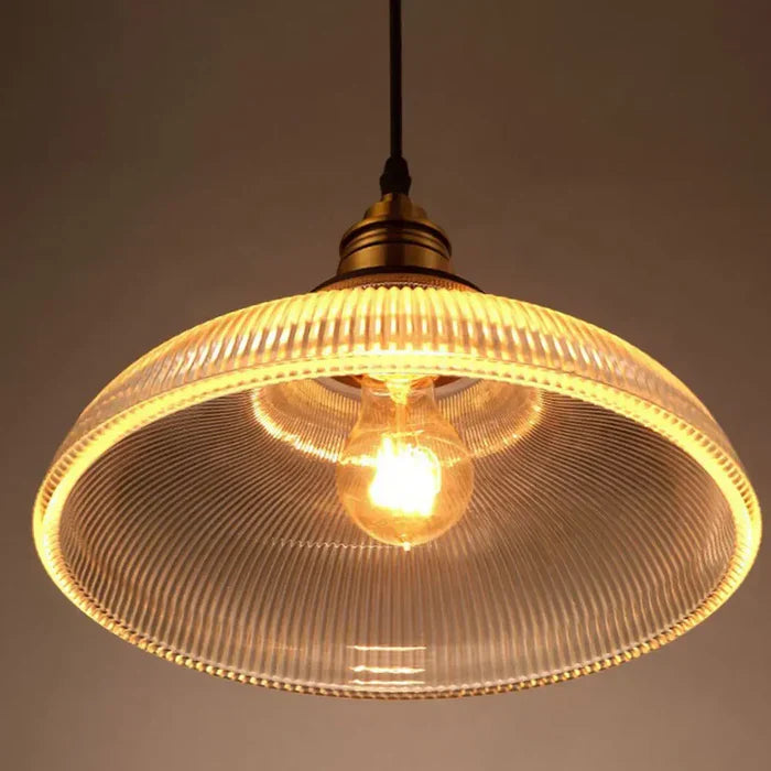 LumiWeave Glass Pendant Light
