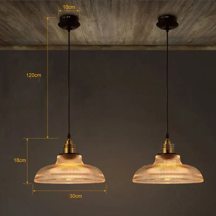 LumiWeave Glass Pendant Light