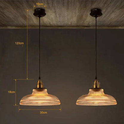 LumiWeave Glass Pendant Light