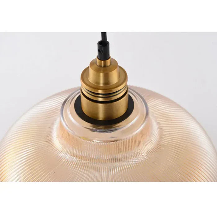 LumiWeave Glass Pendant Light