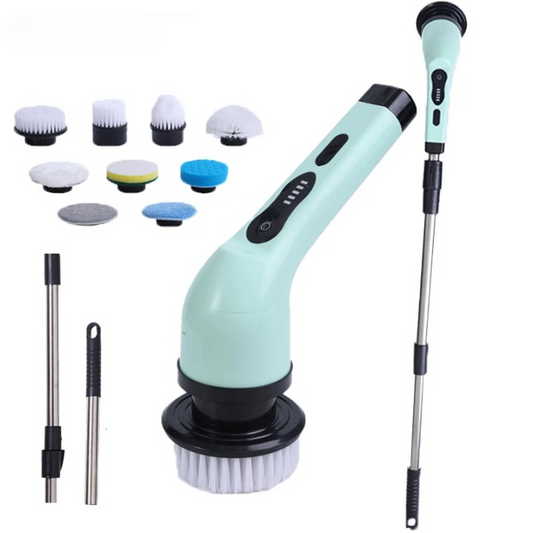 9-in-1 Electric Spin Cleaning Brush with LED Display