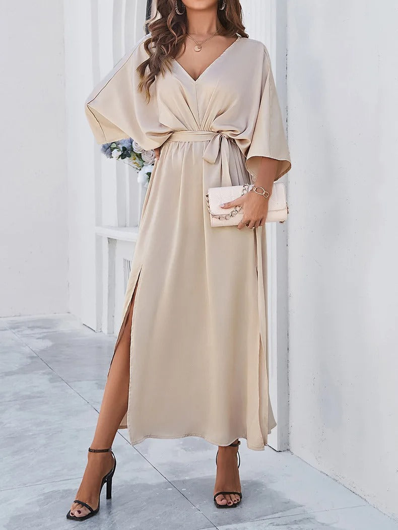 V-Neck Spring Dress – Arabella